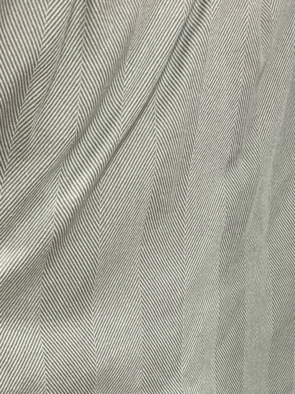 Ikea Herringbone Light Sage Green Curtain Panel set 55x98”